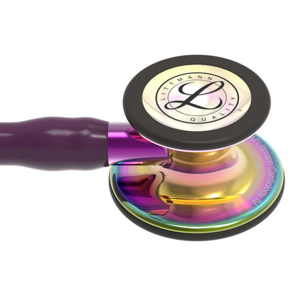 Littmann Cardiology IV EXTRA EDITION HIGH POLISH RAINBOW FINISH, 6239 stetoskops  PLŪME - VARAVĪKSNES APDARE - VIOLETS KĀTS, 1 GAB.