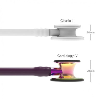 Littmann Cardiology IV EXTRA EDITION HIGH POLISH RAINBOW FINISH, 6239 stetoskops  PLŪME - VARAVĪKSNES APDARE - VIOLETS KĀTS, 1 GAB.