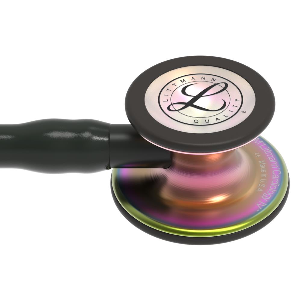 Littmann Cardiology IV SPECIAL EDITION RAINBOW FINISH 6165 stetoskops MELNA - VARAVĪKSNES APDARE, 1 GAB.