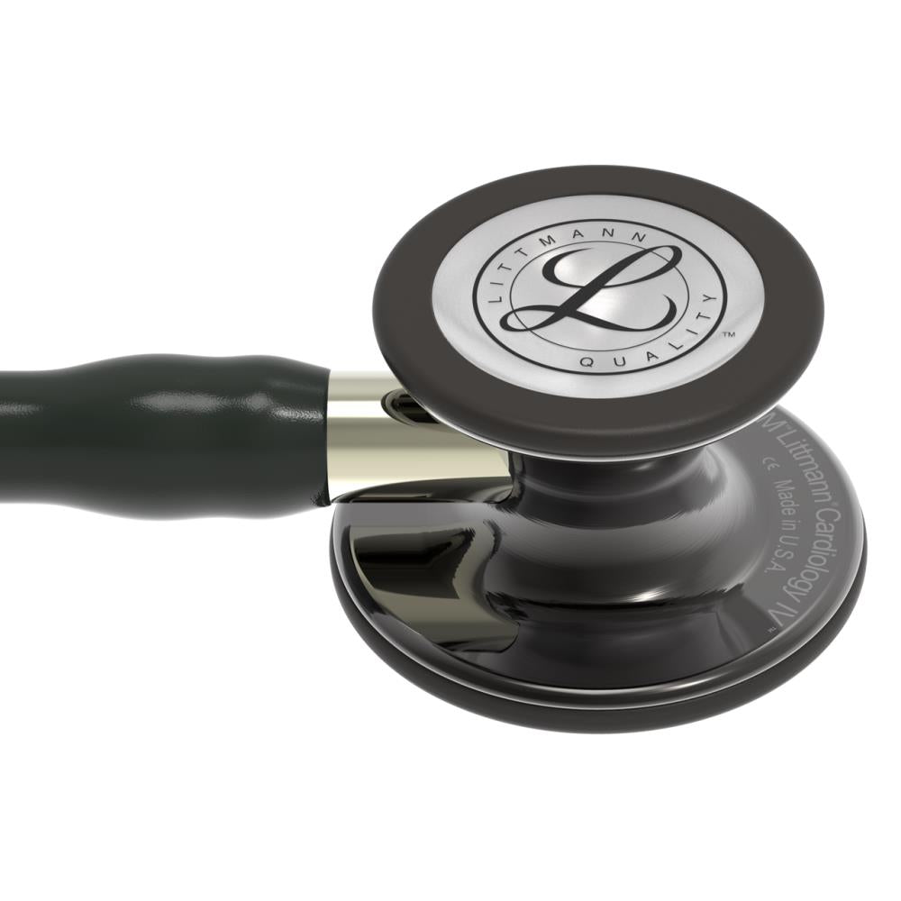 Littmann Cardiology IV EXTRA EDITION SMOKE FINISH 6204 stetoskops MELNA - AUGSTAS POLIJAS DŪMU APDARE, 1 GAB.