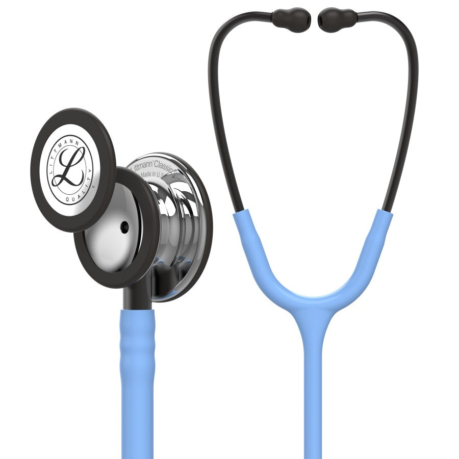 Littmann Classic III TM MIRROR FINISH, 5959 stetoskops SPOGULIS - GRIESTU ZILS, 1 GAB.