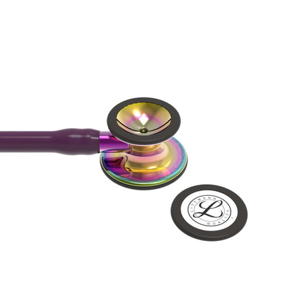 Littmann Cardiology IV EXTRA EDITION HIGH POLISH RAINBOW FINISH, 6239 stetoskops  PLŪME - VARAVĪKSNES APDARE - VIOLETS KĀTS, 1 GAB.