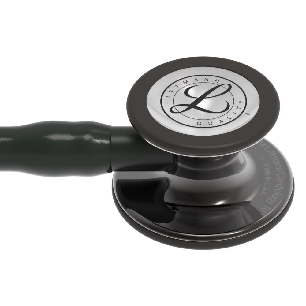 Littmann Cardiology IV EXTRA EDITION HIGH POLISH SMOKE FINISH, 6232 stetoskops MELNA - DŪMU APDARE, 1 GAB.