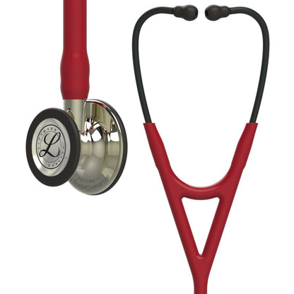 Littmann Cardiology IV EXTRA EDITION CHAMPAGNE FINISH, 6176 stetoskopas  BORDO - ŠAMPANIEŠA APDARE, 1 GAB.