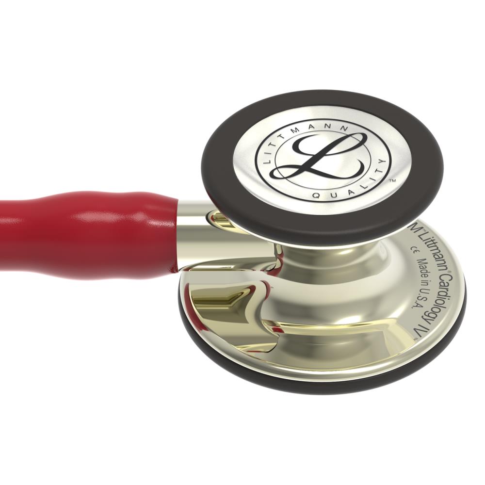 Littmann Cardiology IV EXTRA EDITION CHAMPAGNE FINISH, 6176 stetoskopas  BORDO - ŠAMPANIEŠA APDARE, 1 GAB.